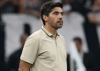 Abel Ferreira, do Palmeiras, falou sobre jogo contra o Botafogo • Cesar Greco/Palmeiras/by Canon