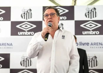 Marcelo Teixeira, presidente do Santod • Bruno Vaz / Santos FC