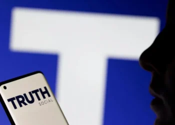 Logo do Truth Social, de Donald Trump • 21/2/2022 REUTERS/Dado Ruvic/Ilustração/Arquivo