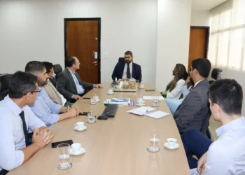 Reitor Luiz Eduardo Bovolato e o secretário Bruno Azevedo assinaram o Termo de Cooperação Técnica - Vania Machado/Governo do Tocantins