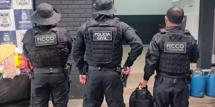 Em Palmas, foi cumprido um mandado de prisão preventiva contra um investigado com passagens por ordens judiciais anteriores - Foto: Divulgação PCTO