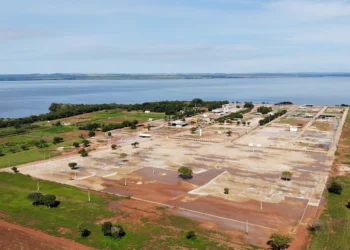Vista aérea do Parque Agrotecnológico Engenheiro Mauro Mendanha, em Palmas, que receberá a Agrotins com estrutura ampliada e novos acessos - Adilvan Nogueira/Governo do Tocantins