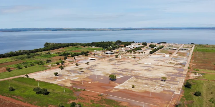 Vista aérea do Parque Agrotecnológico Engenheiro Mauro Mendanha, em Palmas, que receberá a Agrotins com estrutura ampliada e novos acessos - Adilvan Nogueira/Governo do Tocantins