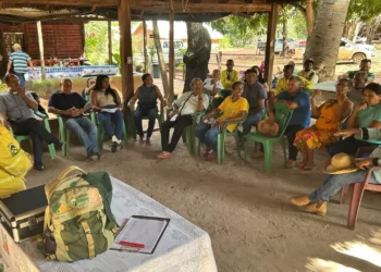 Encontro aconteceu na propriedade de dona Irani e reuniu moradores da Taboca, autoridades locais e representantes da APA do Jalapão