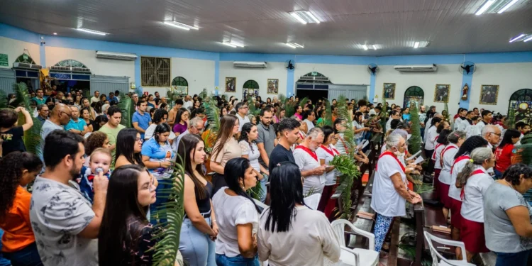 Procissão e Missa de Ramos marcam o início da 65ª Semana Santa em Paraíso
