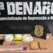 Entorpecentes e objetos apreendidos em poder do indivíduo preso pela Denarc - Palmas - Alessandro Ferreira/Agência do Tocantins