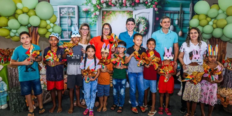 Prefeitura de Paraíso celebra Páscoa com crianças assistidas pelos programas socioassistenciais