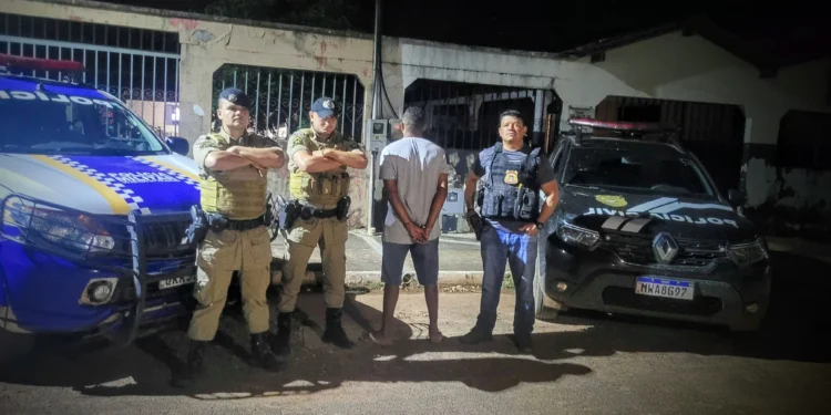 Suspeito de furtos é preso em Campos Lindos durante operação conjunta da Polícia Civil e Militar - Divulgação PC/TO