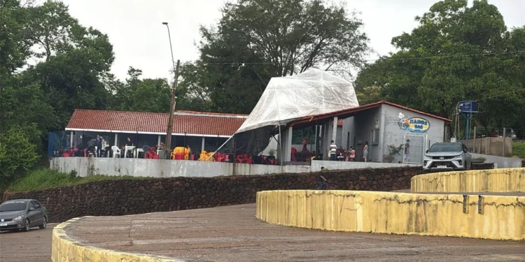 Chuva de forte proporção causa estragos em Miracema