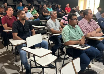 Fiscais e inspetores da Regional da Adapec de Araguaína durante a capacitação. Foto - Divulgação