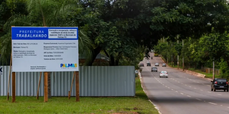 Oito pontes serão recuperadas em Palmas com investimento de R$ 3,2 milhões