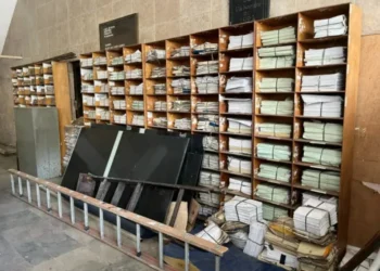 Acervo que pode esclarecer o paradeiro de desaparecidos políticos durante a Ditadura Militar foi encontrado no prédio desativado do antigo Instituto Médico-Legal do Rio de Janeiro (IML-RJ) • Marcelo Del Negri/MPF-RJ