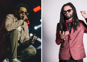 Emicida e Fióti eram sócios-fundadores da Laboratório Fantasma • Foto 1: Camila Cara | Foto 2: Instagram/Fióti