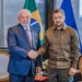 Luiz Inácio Lula da Silva e Volodymyr Zelensky • PR/Ricardo Stuckert