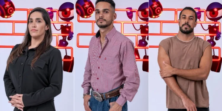 BBB25: Daniele Hypolito, João Pedro e Maike formam o 13º Paredão
