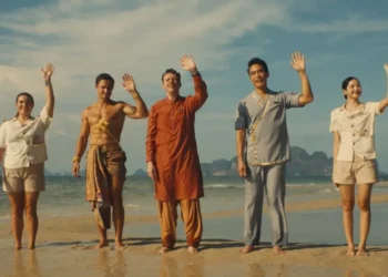 Imagem da terceira temporada de "The White Lotus" • Divulgação