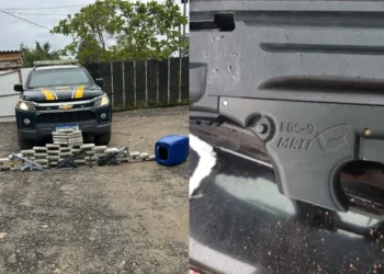 tTrês fuzis calibre 9 milímetros foram produzidos de forma artesanal com o auxílio de impressoras 3D • Polícia Rodoviária Federal