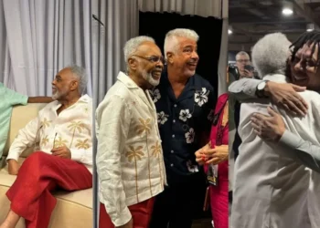 Gilberto Gil mostra encontros com artistas ao longo da turnê "Tempo Rei" • Instagram/ Gilberto Gil