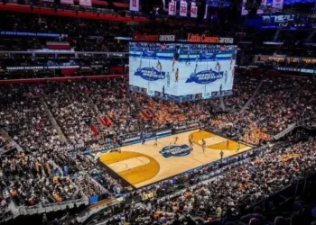 Little Caesars Arena, em Michigan • Reprodução/Instagram Little Caesars Arena