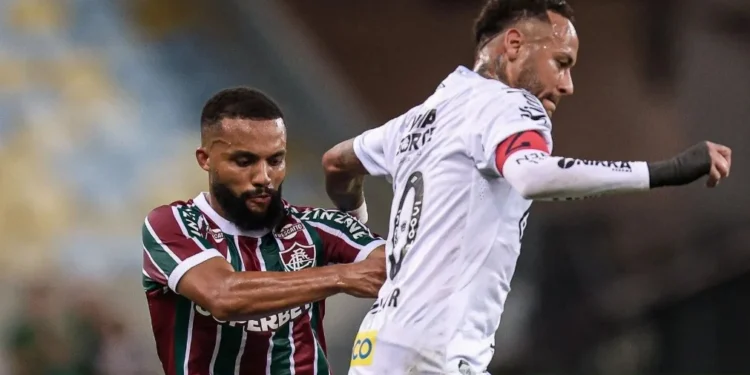 Neymar e Samuel Xavier trocaram farpas • MARCELO GONÇALVES / FLUMINENSE F.C.