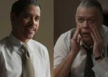 Basílio revela a Juliano que se casou com Maristela em "Garota do Momento" • Reprodução/Globoplay