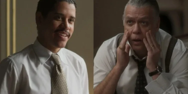 Basílio revela a Juliano que se casou com Maristela em "Garota do Momento" • Reprodução/Globoplay