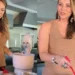Paolla Oliveira cozinha o próprio bolo de aniversário enquanto responde perguntas de fãs • Instagram/ Paolla Oliveira