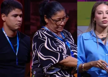 Guilherme Vilar, Joselma Silva e Renata Saldanha estão no 17º Paredão • Reprodução/Globoplay