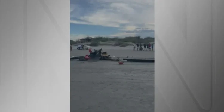 Acidente deixou duas vítimas no Rio Grande do Norte • Divulgação/Portal Plantão News