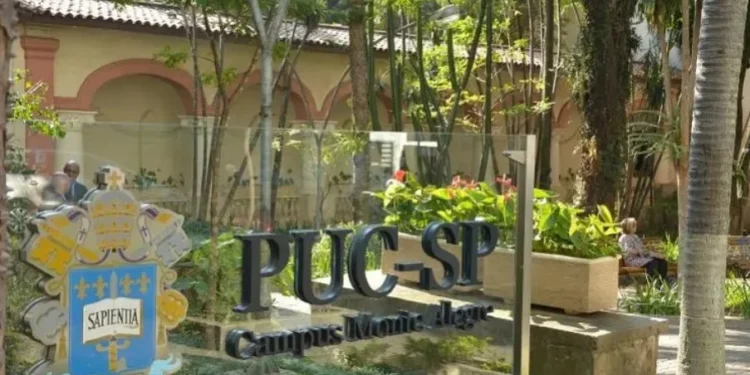 Campus da PUC-SP em Perdizes, na região oeste de São Paulo • Divulgação/PUC-SP