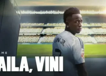 Pôster do documentário de Vinícius Júnior na Netflix • Reprodução/Netflix