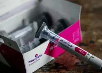 Mounjaro (tirzepatida) é um remédio para diabetes tipo 2 desenvolvido pela farmacêutica Eli Lilly • Sandy Huffaker for The Washington Post via Getty Images