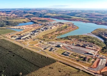 Vista aérea do Complexo de Salitre da Eurochem — Foto: Divulgação