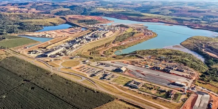 Vista aérea do Complexo de Salitre da Eurochem — Foto: Divulgação