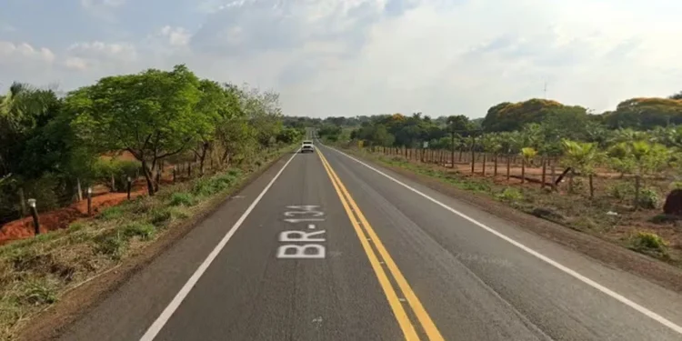 Acidente foi registrado na TO-134 — Foto: Reprodução/Google