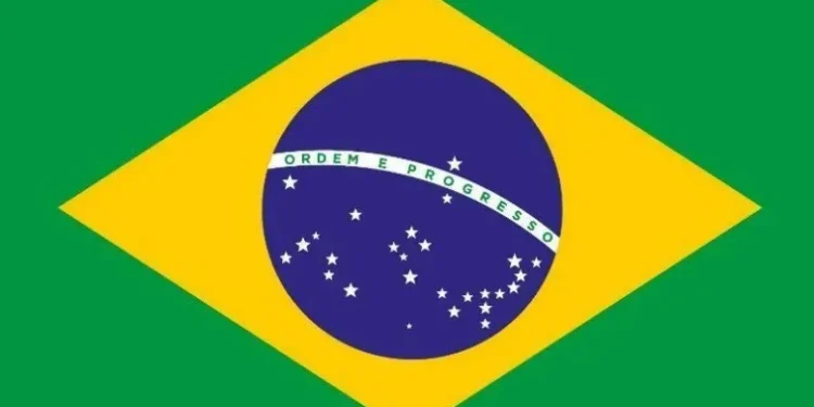 Versão atual da bandeira foi implementada em 1889 e atualizada em 1992 • Divulgação / Governo Nacional