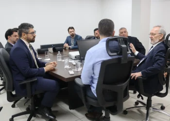 Reunião com representantes da SSP-TO e da Corregedoria do TJ discutiu a implementação do banco de dados - Adrielly Calixto/Governo do Tocantins