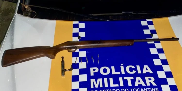 PM prende homem por posse ilegal de arma de fogo e ameaça em Pium