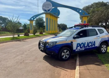 O suspeito autuado em flagrante em âmbito de violência doméstica e familiar contra mulher. - Foto: Ascom 4ª CIPM