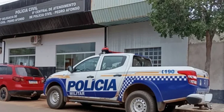 Equipe do 3ºBPM da Polícia Militar localizou foragido, após receber denúncia em Pedro Afonso - Foto: Ascom 3º BPM