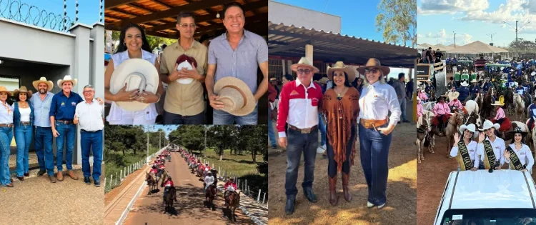 Durante fim de semana, deputada Janad Valcari acompanha cavalgadas em Chapada de Areia, Tupirama e Barrolândia