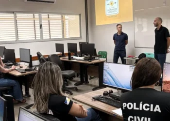 Curso de análise de dados digitais ministrado para policiais civis em Arraias - Divulgação SPC/PCTO