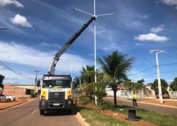 Avenida principal do Jardim Taquari recebe iluminação de LED