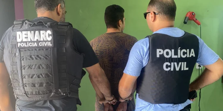 Em Araguaína, ação integrada entre Polícias Civis de Goiás e Tocantins resulta na prisão de foragido da justiça por tráfico de drogas