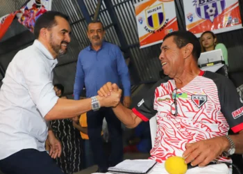 Governador Wanderlei Barbosa lamentou a morte de Domingos e pontuou a importância do radialista para o esporte tocantinense - Crédito: Esequias Araujo/Governo do Tocantins