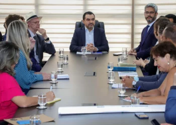 Governador Wanderlei Barbosa reforçou a importância da adesão dos municípios ao Selo UNICEF - Antônio Gonçalves/Governo do Tocantins