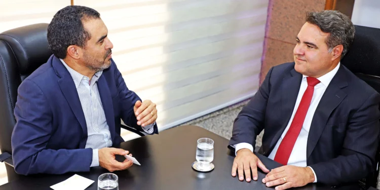 Governador Wanderlei Barbosa recebe vice-presidente do TCU, ministro Jorge Oliveira, e reforça o compromisso com o diálogo institucional