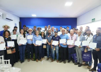 Os novos membros do Femep foram empossados durante a programação da Agrotins 25 anos - Matheus Alcantara/Governo do Tocantins