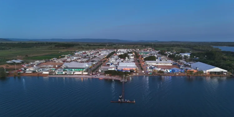 Agrotins conta com espaço instagramável para promover o turismo tocantinense e a temporada de praias