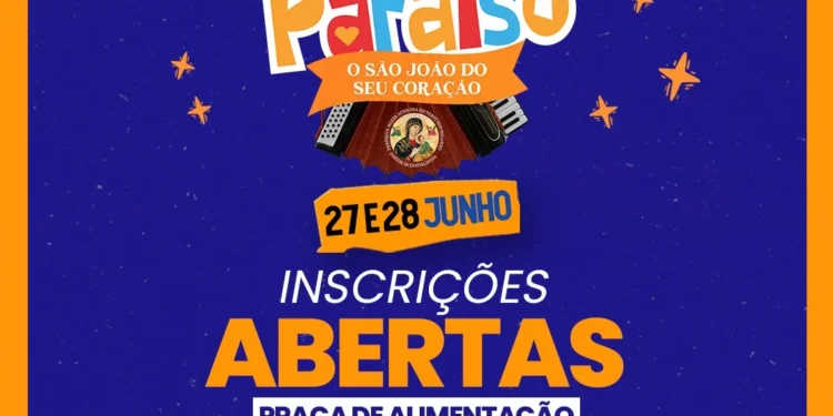 Prefeitura abre edital para MEI’s que desejarem comercializar no Arraiá no Paraíso